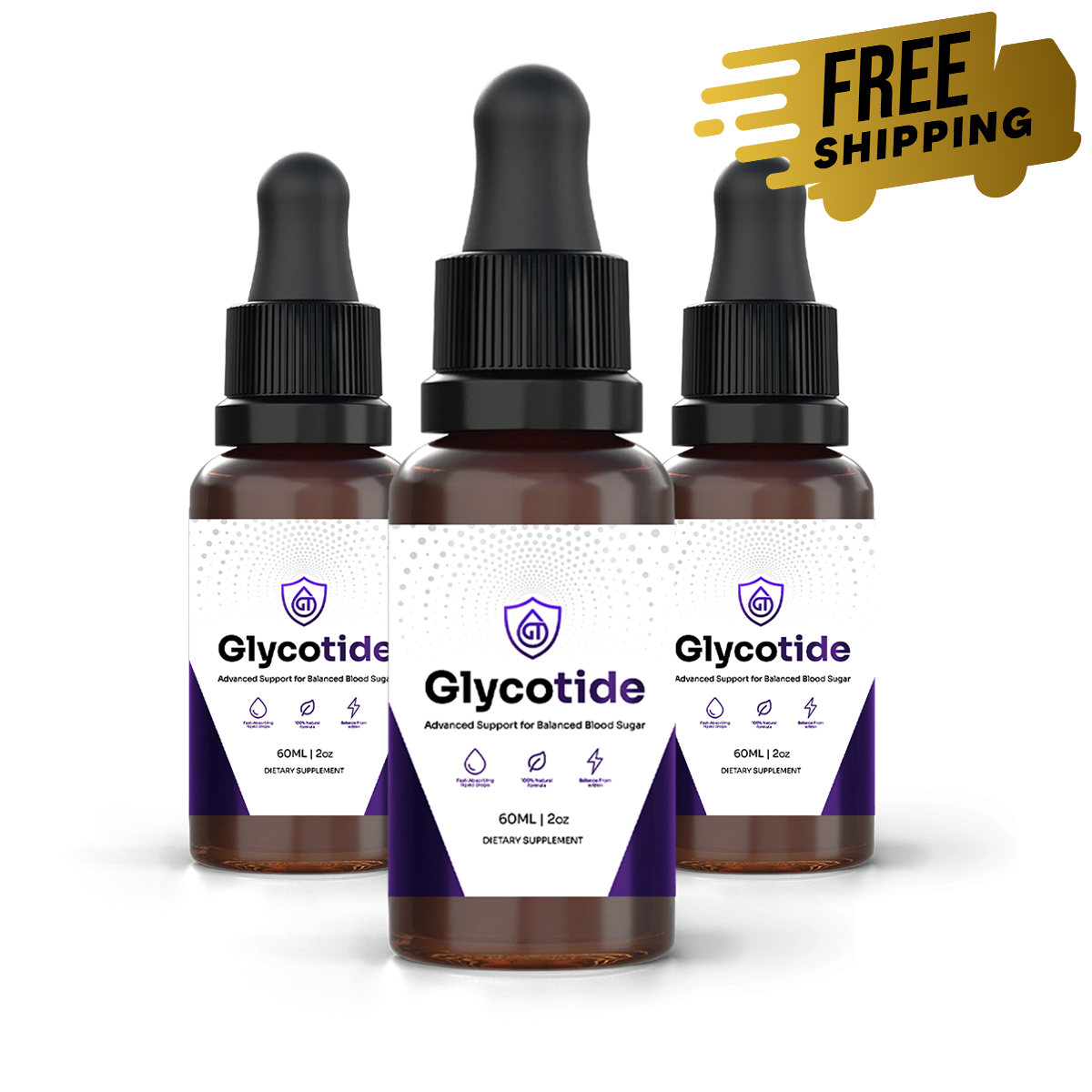GlycoTide 3 bottle package, 90 day supply